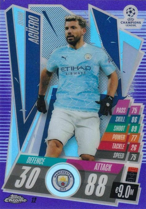 Trading Card Hub Uk Topps Match Attax Chrome Manchester City