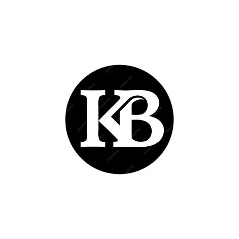 premium vector kb logo design