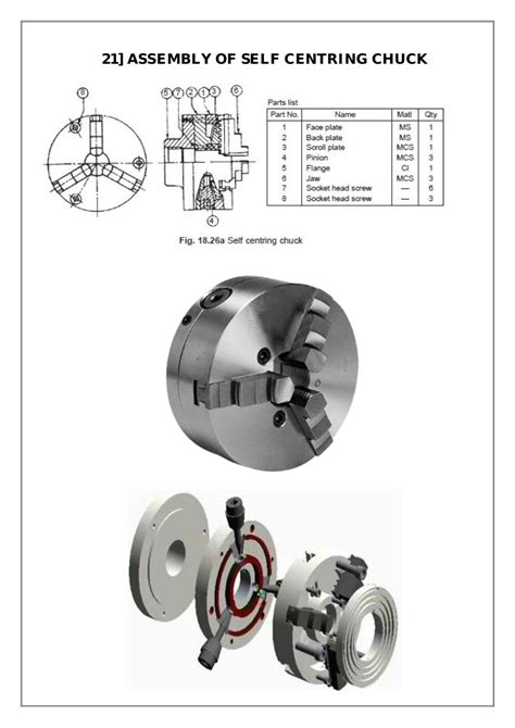 Assembly And Details Machine Drawing Pdf Metal Lathe Tools Lathe Parts