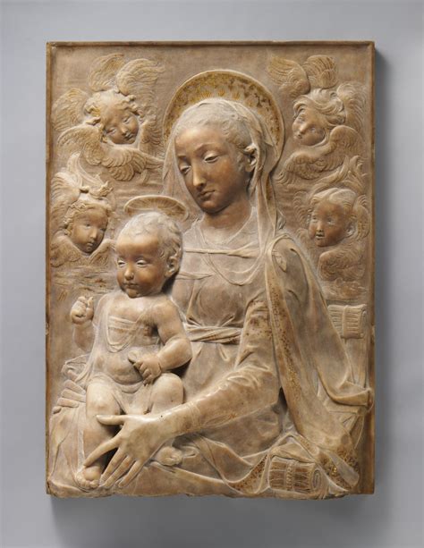 Madonna And Child With Angels Sculpture 14551460 By Antonio