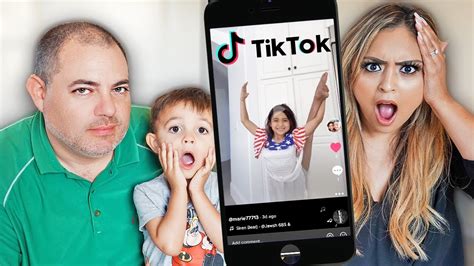 Reacting To Our 7 Year Olds Tiktoks Shocking Youtube