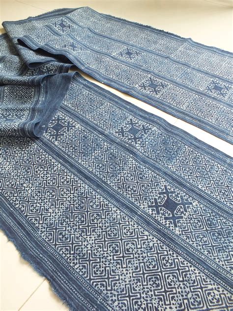 Batik Fabrichmong Batik Hmong Fabricdyeing And Batikprinted Etsy How