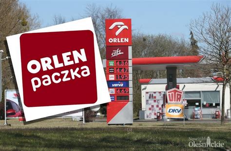 Orlen Paczka Sp Ka Zarejestrowa A Logo Odbi R Paczek Na Stacji Ma