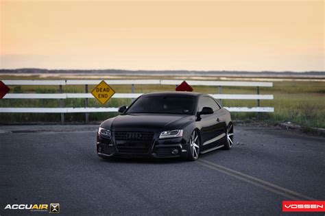 Menacing Blacked Out Audi S5 Sitting On Chrome Rims CARiD Gallery