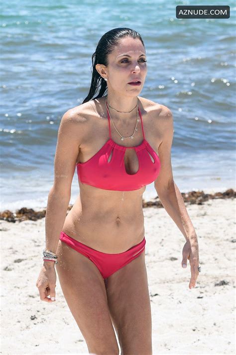 Bethenny Frankel Sexy Wearing A Bikini At The Beach In Miami Aznude