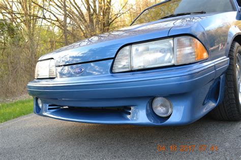 Mustang Gt Auto Rust Free Beautiful Bright Regatta Blue Show