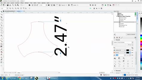 Corel Draw Tips Tricks Object Styles Dimension Tools YouTube