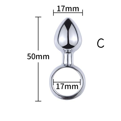 STIMULATEUR PLUG CHAPELET A Anneau Anal en métal pour homme et femme jouets pour débutant