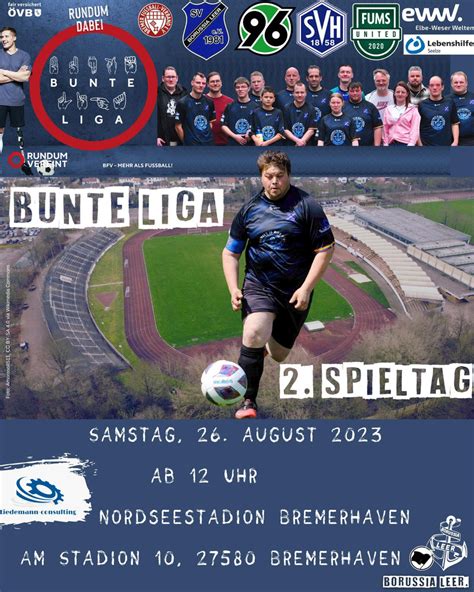 Auf Nach Bremerhaven Spieltag Der Bunten Liga Steht An Sv