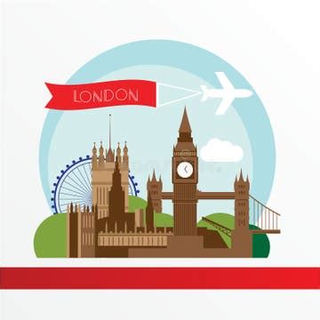 london skyline vector stock illustrations  london skyline vector