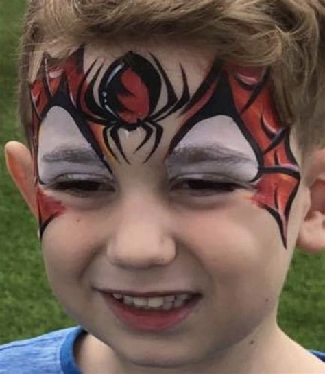 Spider Man Face Paint Spiderman Face Carnival Superhero Halloween