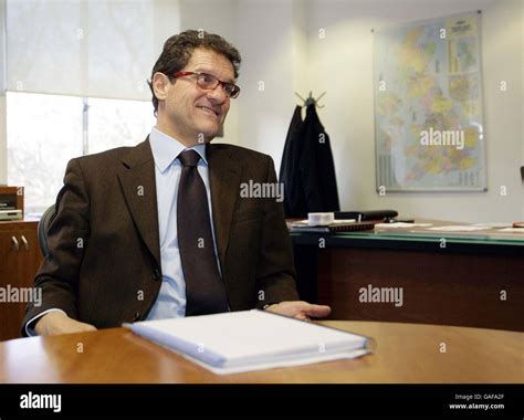 England manager fabio capello arrives fa headquarters soho square hi ...