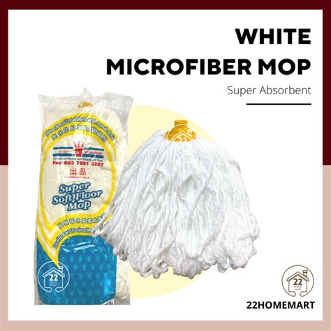 super absorbentheavy duty white microfiber mop mop lantai besar