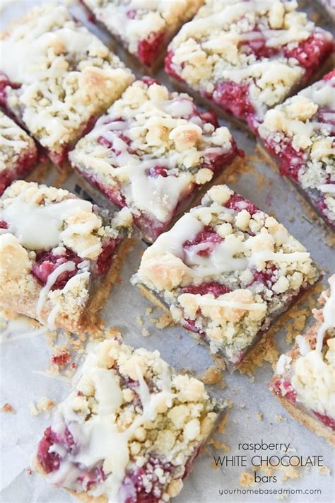 Raspberry White Chocolate Bars | Leigh Anne Wilkes