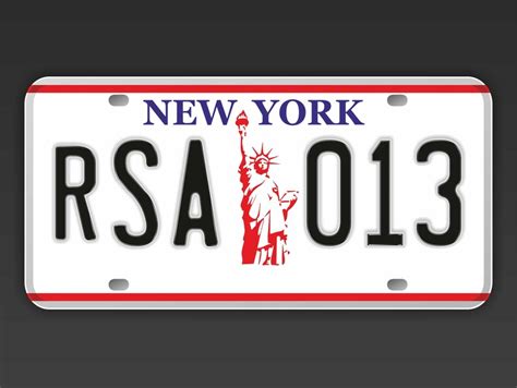 American Embossed License Plate New York The Price Is For 1 Etsy