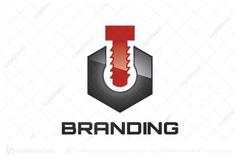 Bolt And Nut Logo Custom Woodworking Logo Woodworking With Resin