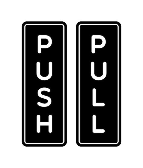 Push Pull Icon Vectors And Illustrations For Free Download Freepik