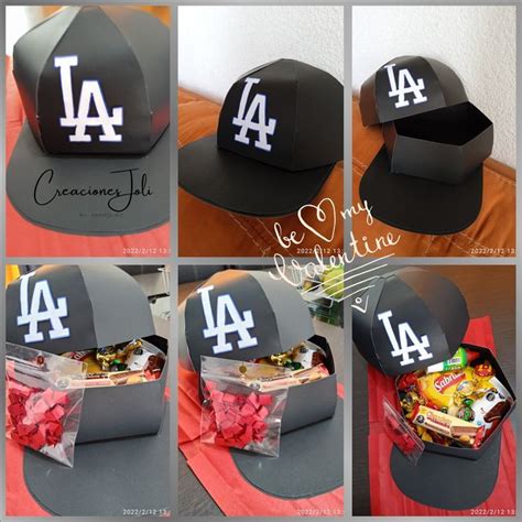 Gorra LA Papel Cartulina Regalos Para Novios Futbolistas Regalos