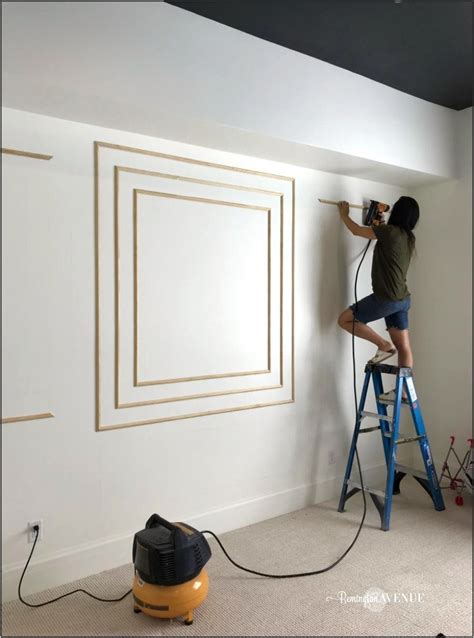 Using Mouldings To Decorate Living Room Walls Living Room Home