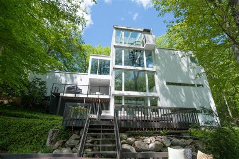 Connecticut Homes For Sale Redesigned Mid Century Modern In New Canaan