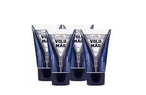 Lubrificante Intimo Masculino Kit C 4 Gel Volumão Intensificador HOT Lubrificante Íntimo