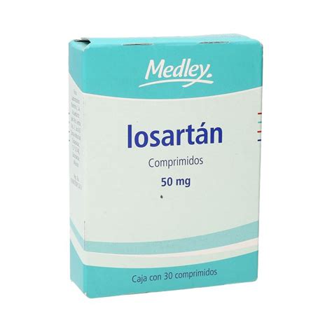 Losartán 50 mg 30 comprimidos CENTRAL FARMA