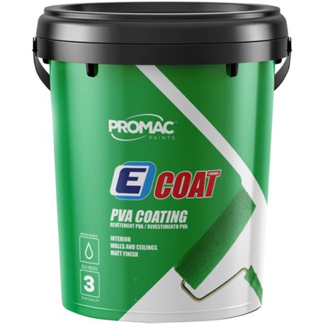 Promac Paints Ecoat White Pva Paint 20l Paint And Accessories Diy