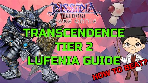 Dffoo Global Transcendence Tier Lufenia Guide Youtube