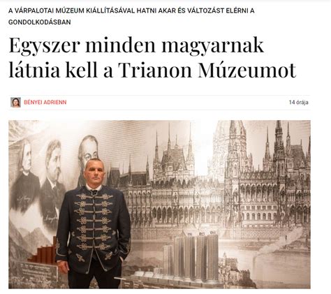 A Trianon M Zeumban J Rt A Magyar Nemzet Riportere