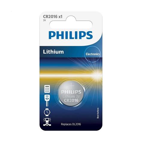 Литиевая батарейка Philips CR2016 монетного типа, 1 шт - купить на EVA ...
