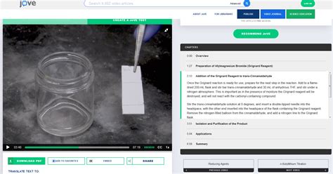 JoVE – Journal of Visualized Experiments | ubLOG 