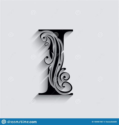 letter  black flower alphabet