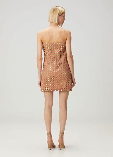 Beymen Collection Nude Kadın Nude Payetli Mini Kokteyl Elbise 1698264 Beymen