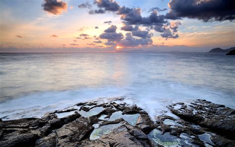 89+ Gambar Pemandangan Laut Sunset