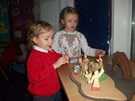 Hopefield Nursery Christmas Preparations Blackburn Primary