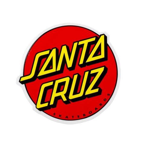 Santa Cruz Classic Dot 3 Red Sticker