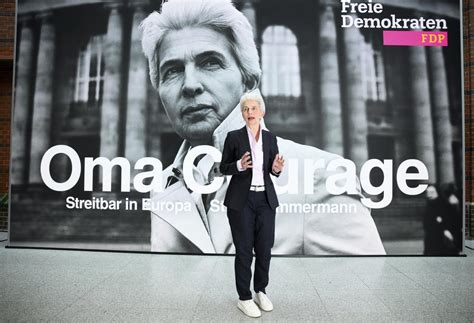 Oma Courage FDP Werbung für Strack Zimmermann geht daneben