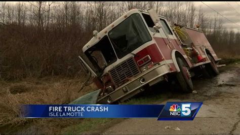 2 Alburgh Firefighters Injured After Truck Crashes En Route To Fire