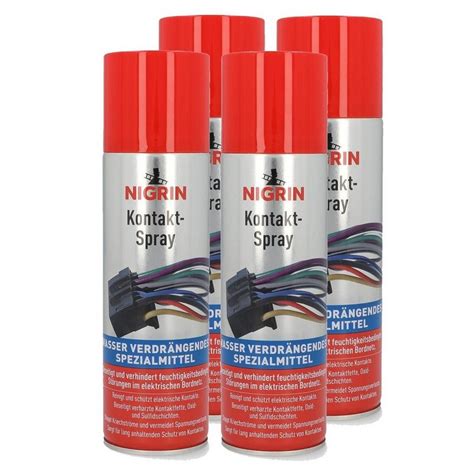 NIGRIN Multifunktionsöl NIGRIN Kontakt- Spray 300ml - Reinigt und ...
