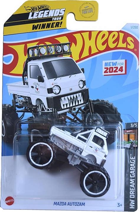 Amazon Mattel Hot Wheels Mazda Autozam Hw Dream Garage White Toys Games