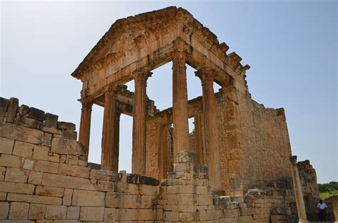 Dougga Capitol Built In 166 5 Richard Mortel Flickr