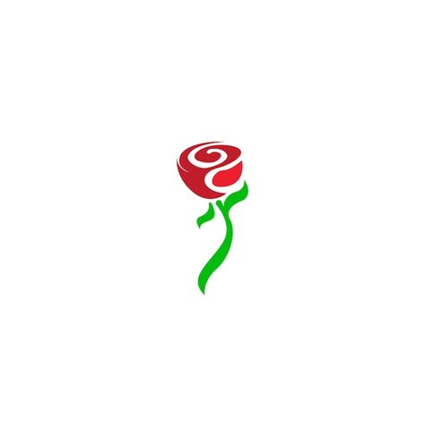 Premium Vector Rose Logo Flower Vector