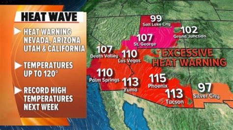 Dangerous Heat Wave Headed To The West Latest Forecast Connect Fm