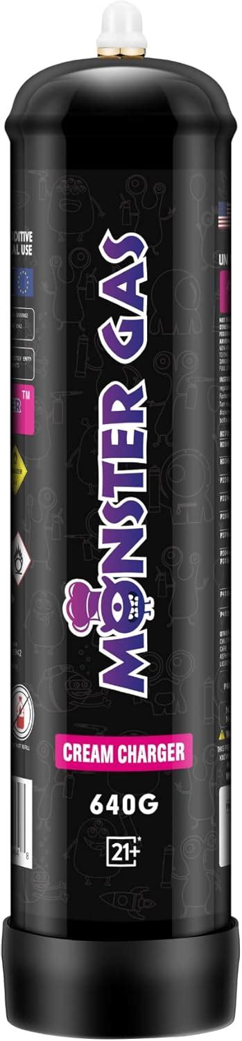 Monster Gas 095l N2o Whipped Cream Charger 640g Whip