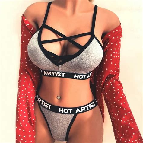 Ensemble De Lingerie Sexy Sous V Tements Pour Femmes Corset Pyjama En Mousseline Haut De