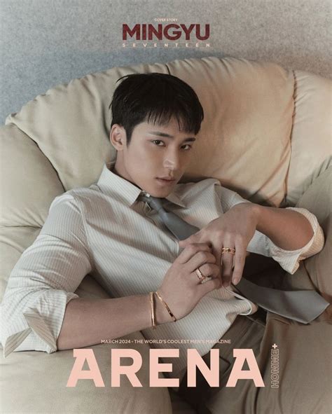 SEVENTEEN MINGYU ARENA HOMME MAGAZINE 2024 MARCH ISSUE In 2024