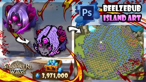 Sky Island Artbeelzebub Summoners War Youtube