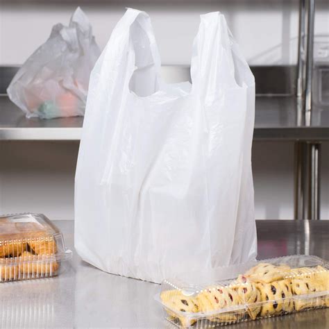 black t-shirt carry out retail plastic bags 1000 ct 5