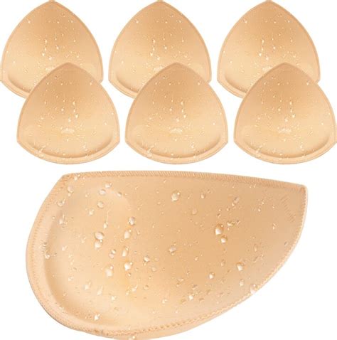 Nimiah Waterproof Swimsuit Bra Inserts Pads Removable Bathing Suit Insert Pairs Bikini Push