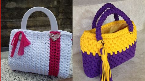 Top Designer Wear Fancy Crochet Patterns Crochet Handbags Collection For Women 2022 Youtube